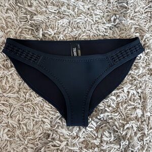 navy blue triangl bathing suit bottom